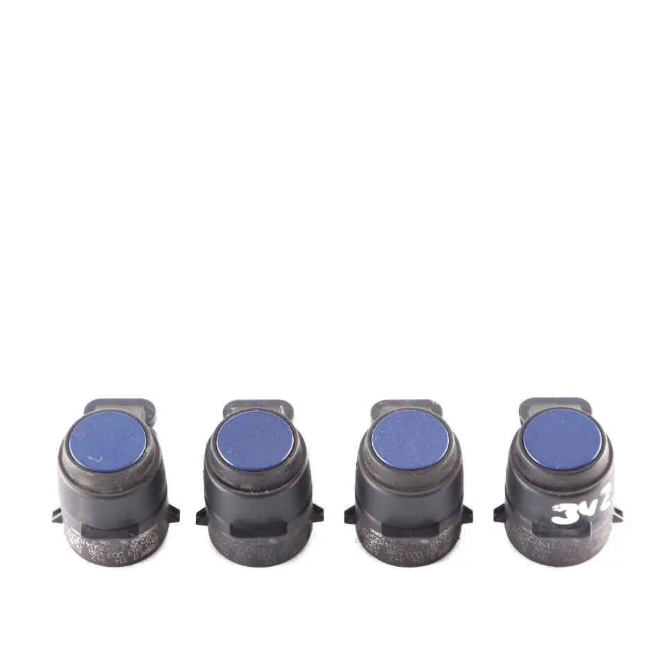 4 x Sensor aparcamiento BMW E81 E87 E90 PDC Ultrasonic Montego Azul Set 9114342