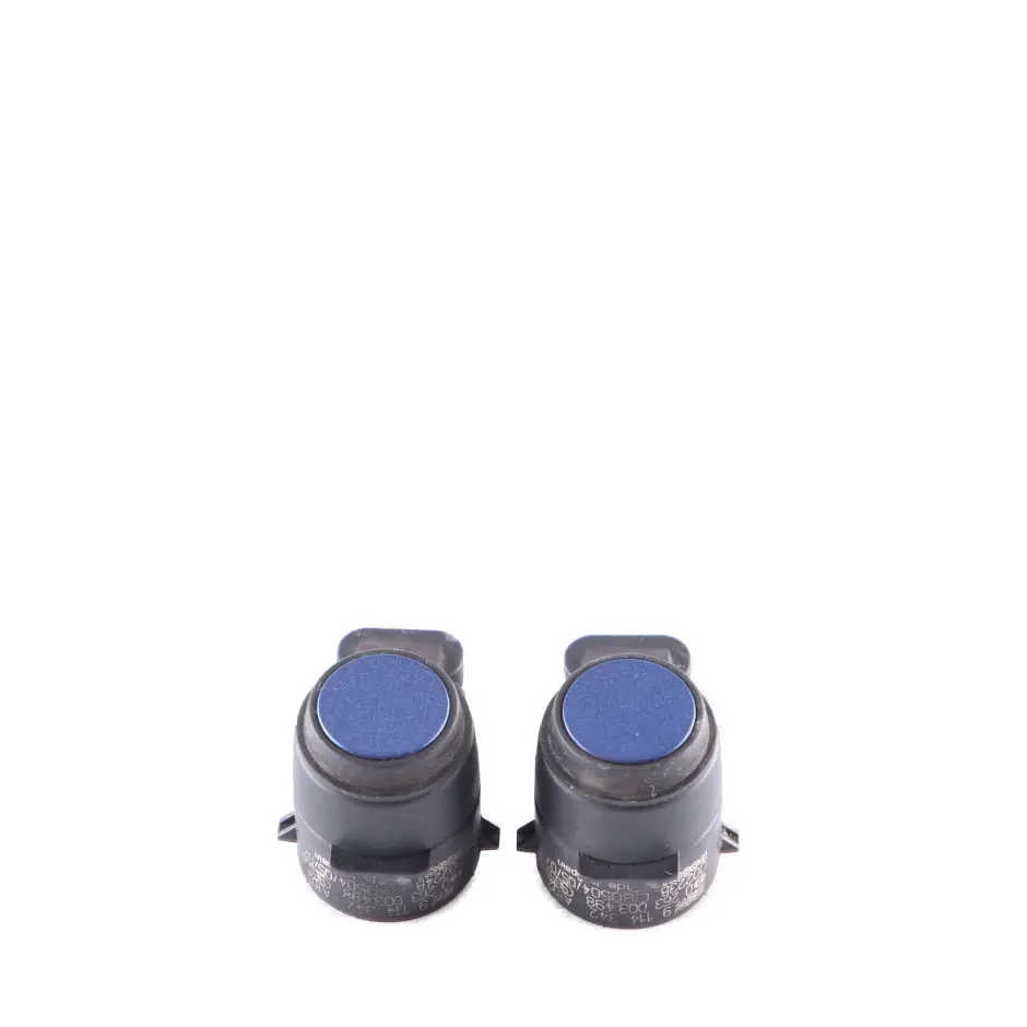 2 x Sensor aparcamiento BMW E81 E87 E90 PDC Ultrasonic Montego Azul Set 9114342