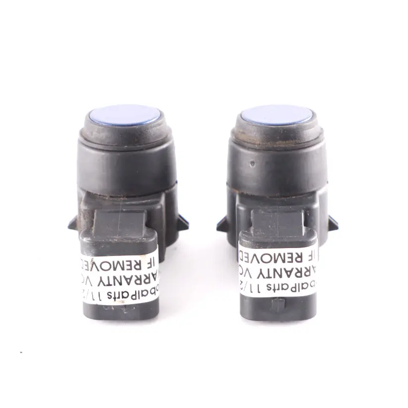 2 x Sensor aparcamiento BMW E81 E87 E90 PDC Ultrasonic Montego Azul Set 9114342