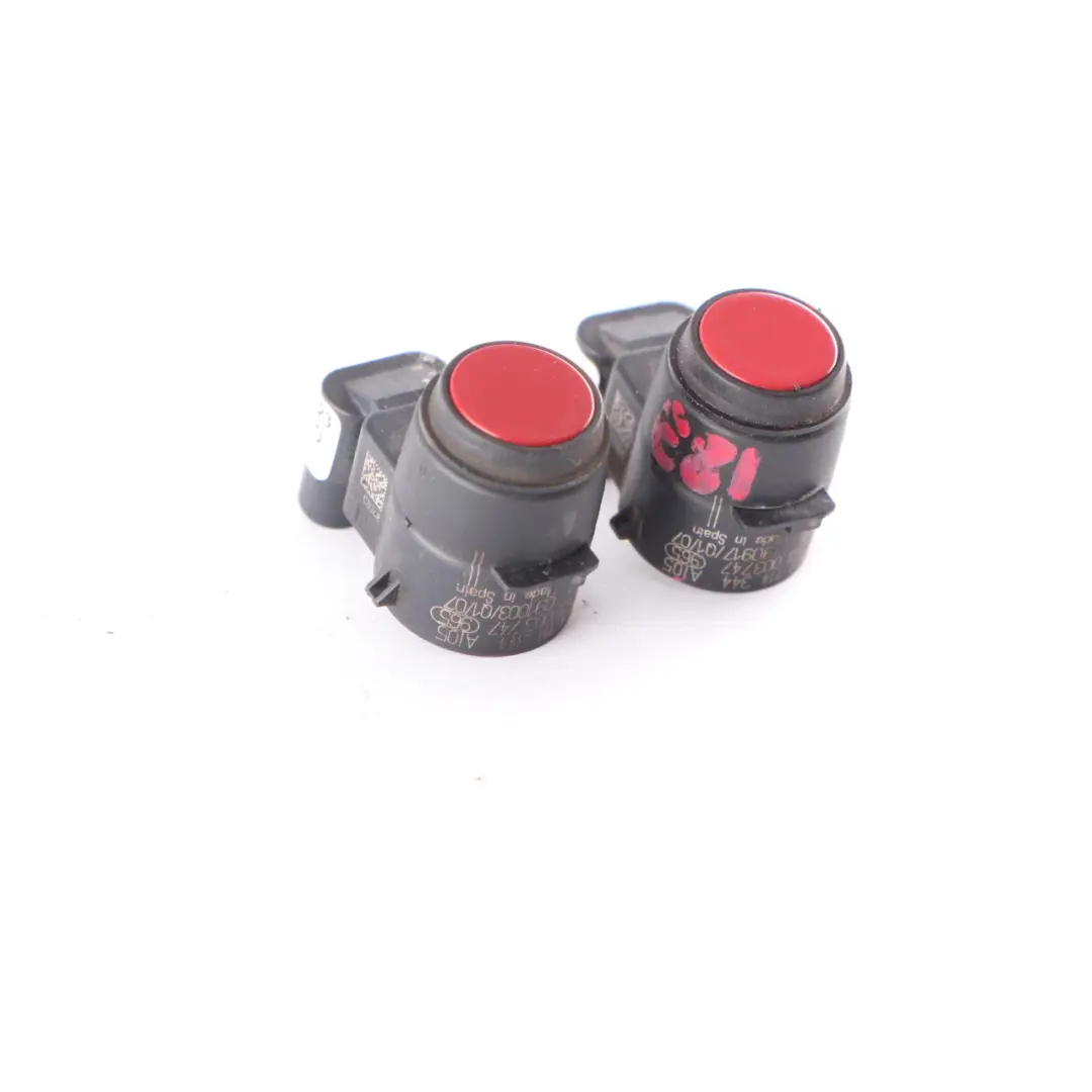 2 x Parking Sensor BMW E81 E87 E90 Ultrasonic PDC Crimson Red A61 Set 9114344