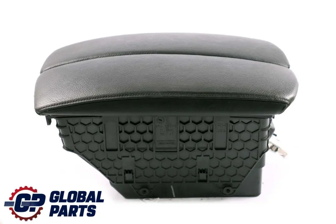 BMW X5 X6 Series E70 E71 Centre Armrest Front Middle Storage Leather Black