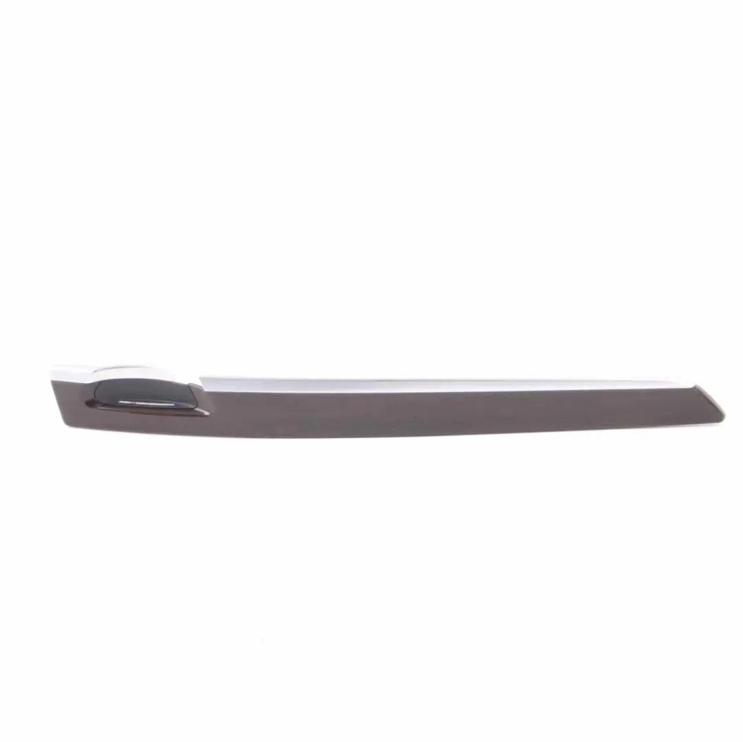 BMW F01 Door Card Trim Cover Strip Rear Left N/S Wood Fineline Gleaming 9115537