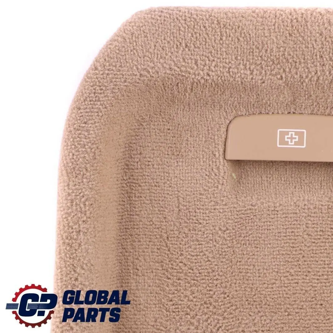 BMW X5 E70 Garniture de coffre arriere gauche avec rabat moquette Beige 7145909