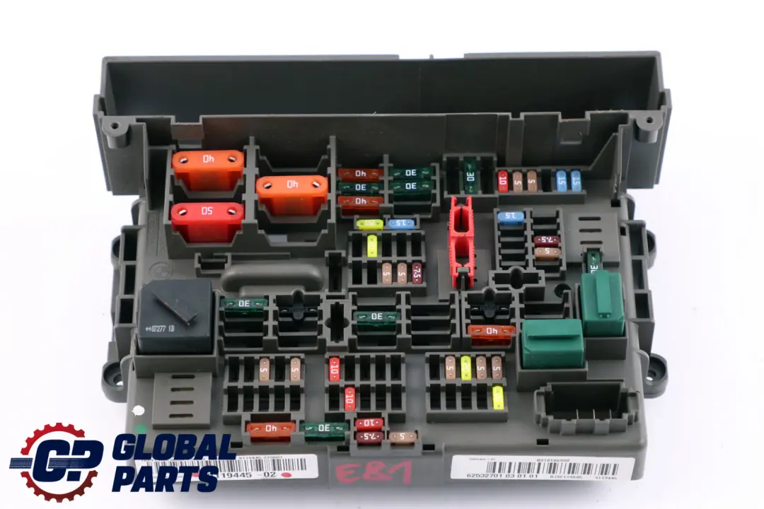 BMW Series  E81 E87 E90 E91 Power Distribution Fuse Box Front 9119445