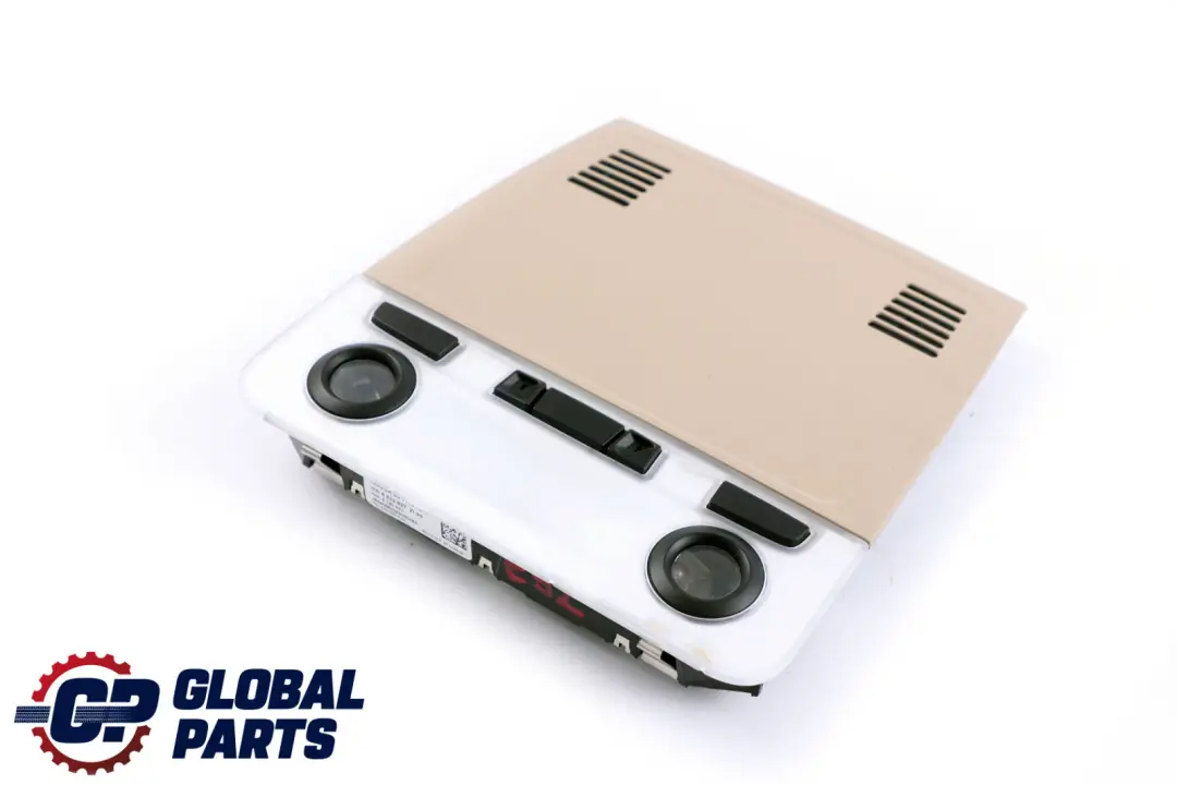 BMW E92 Techo Luz Interruptor Unidad Centro Trasero Beige 19120447