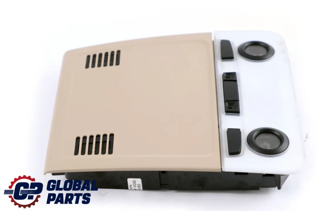 BMW E92 Techo Luz Interruptor Unidad Centro Trasero Beige 19120447