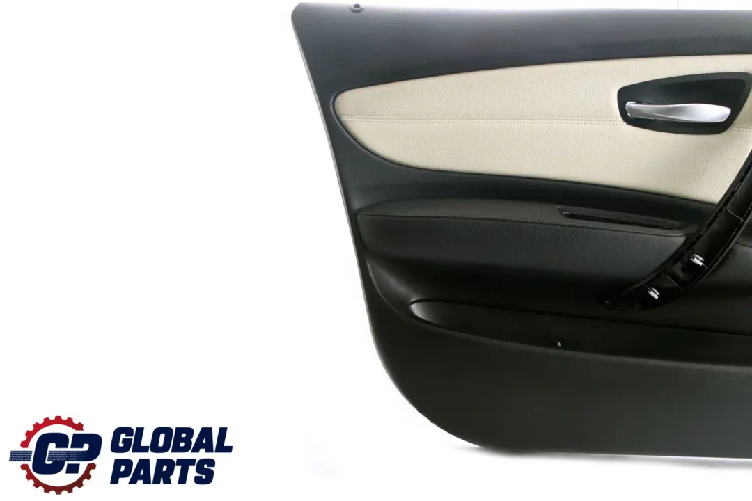 BMW 1 Series E87 LCI Front Left N/S Door Card Lining Panel Leather Lemon
