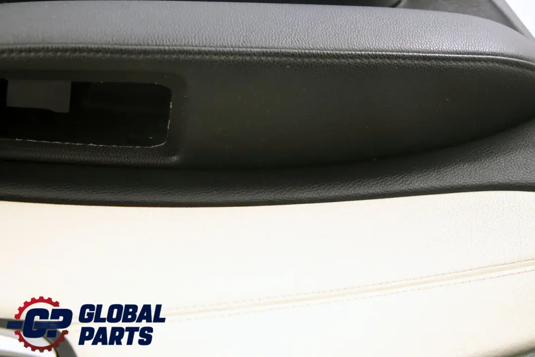 BMW 1 Series E87 LCI Front Left N/S Door Card Lining Panel Leather Lemon