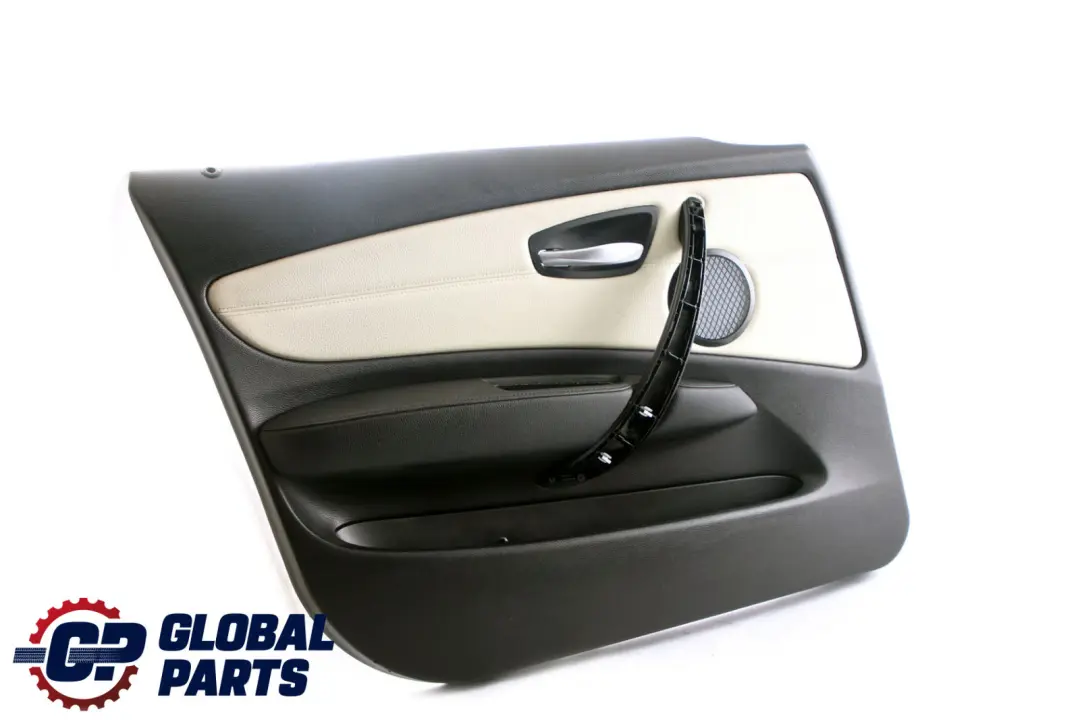 BMW E87 LCI Panneau De Garniture De Porte Avant Gauche Cuir Citron 9121169