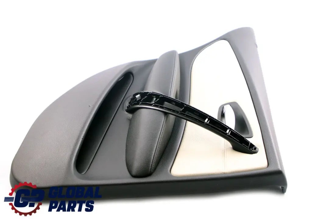 BMW E87 LCI Trasero Izquierdo Panel Forro Puerta Cuero Limon