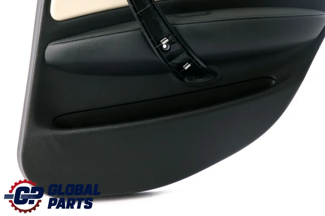 BMW E87 LCI Trasera Derecha O / S Tarjeta De Puerta Forro Panel Cuero Limon
