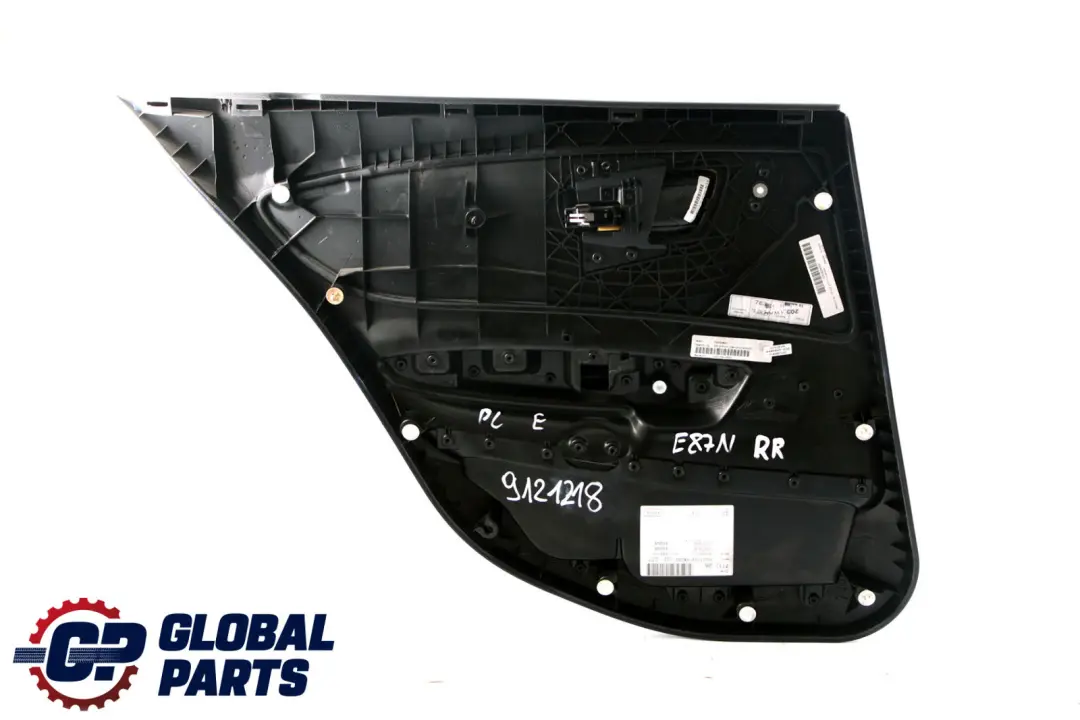 BMW E87 LCI Trasera Derecha O / S Tarjeta De Puerta Forro Panel Cuero Limon
