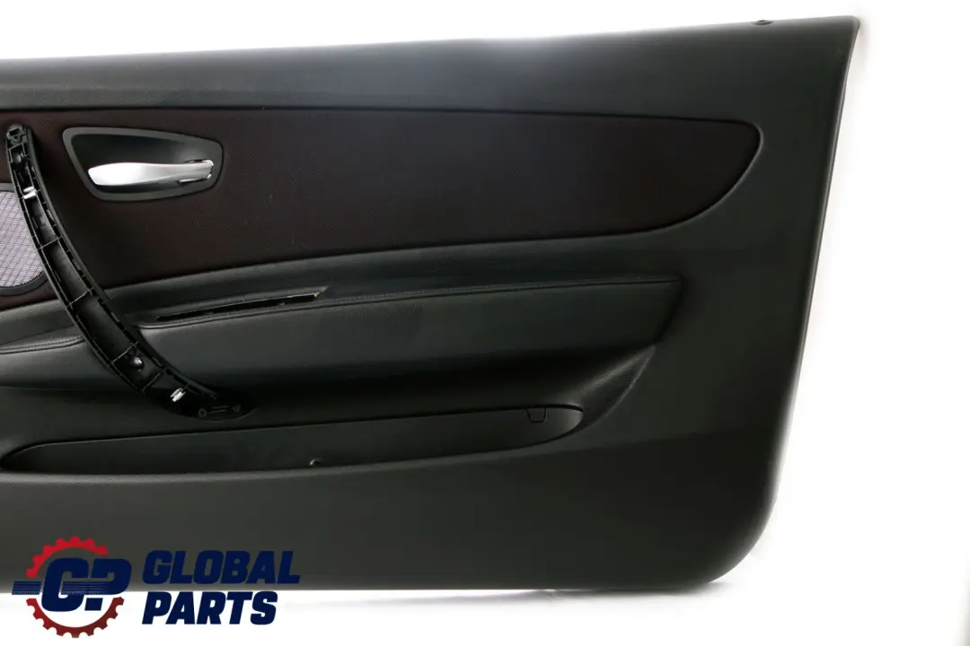 BMW E81 E82 Door Card Trim Panel Front Right Cloth Network Cranberry Red