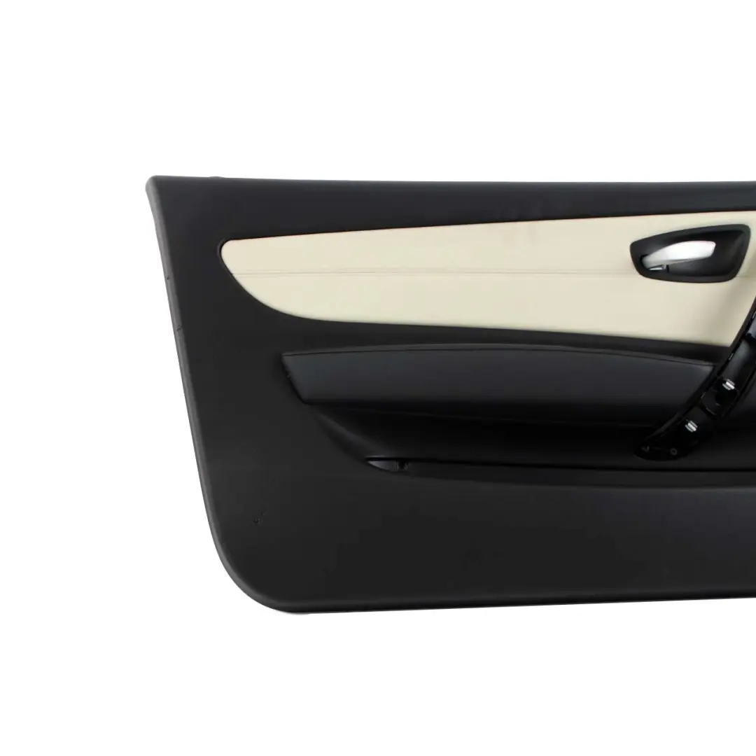 BMW E81 E82 Door Card Front Left N/S Trim Panel Leather Boston Lemon 9121257