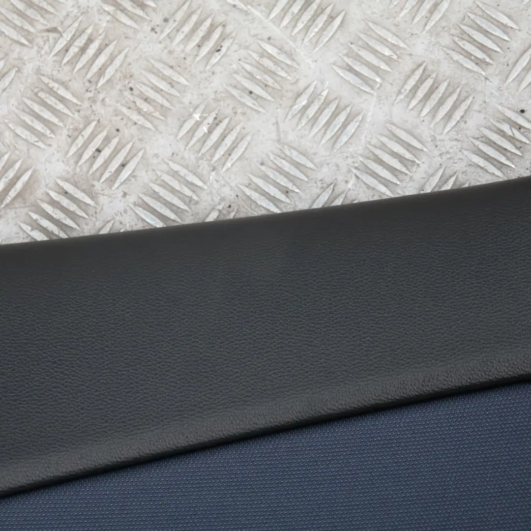 BMW 1 Series E81 Trim Panel Door Card Cloth Rear Left N/S Network Monaco Blue