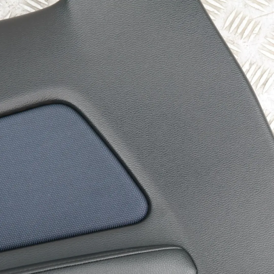 BMW 1 Series E81 Trim Panel Door Card Cloth Rear Left N/S Network Monaco Blue