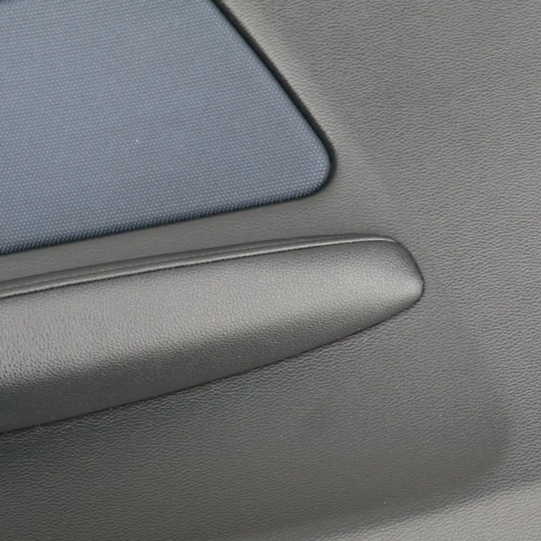 BMW 1 Series E81 Trim Panel Door Card Cloth Rear Left N/S Network Monaco Blue