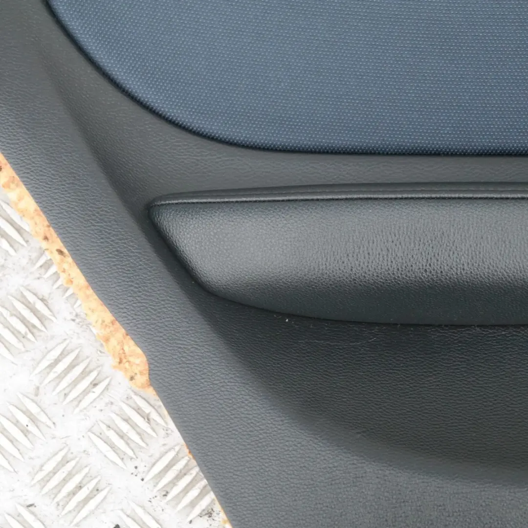 BMW 1 Series E81 Trim Panel Door Card Cloth Rear Left N/S Network Monaco Blue