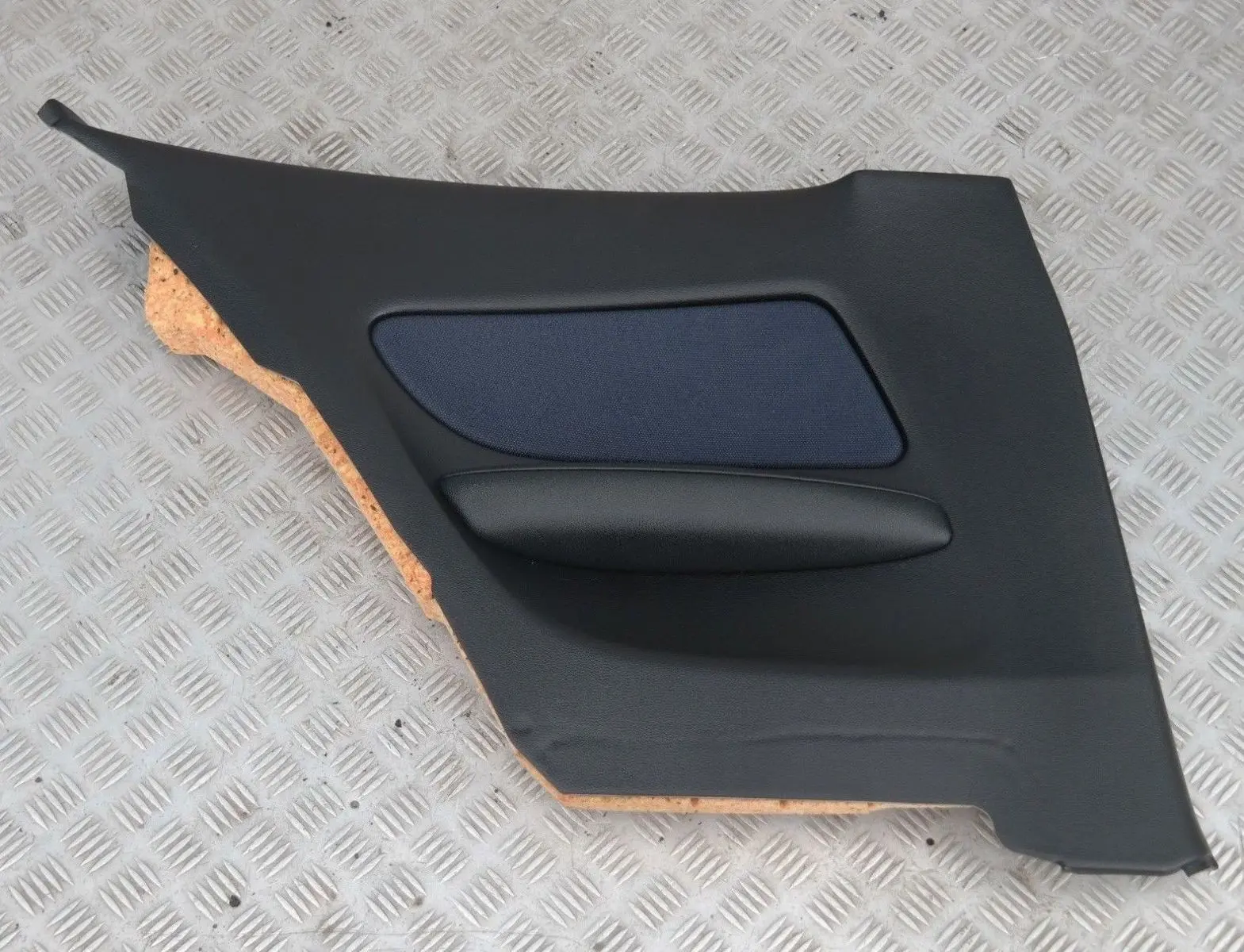 BMW 1 Series E81 Trim Panel Door Card Cloth Rear Left N/S Network Monaco Blue