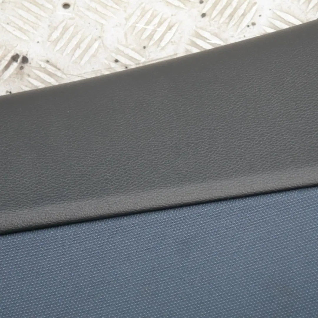 BMW 1 Series E81 Rear Right O/S Trim Panel Door Card Cloth Network Monaco Blue