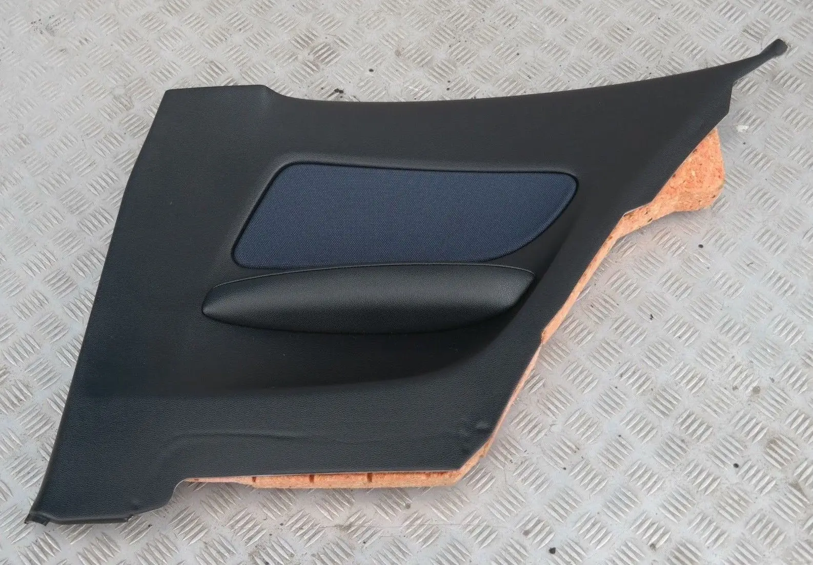 BMW 1 Series E81 Rear Right O/S Trim Panel Door Card Cloth Network Monaco Blue