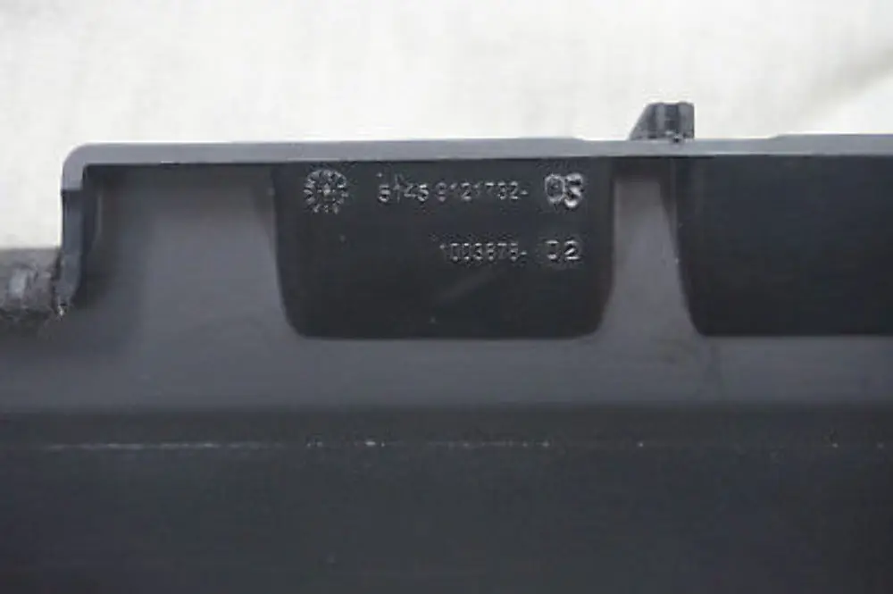 BMW 1 Series E81 E82 E87N LCI E88 Steering Column Cover Leather Trim Black