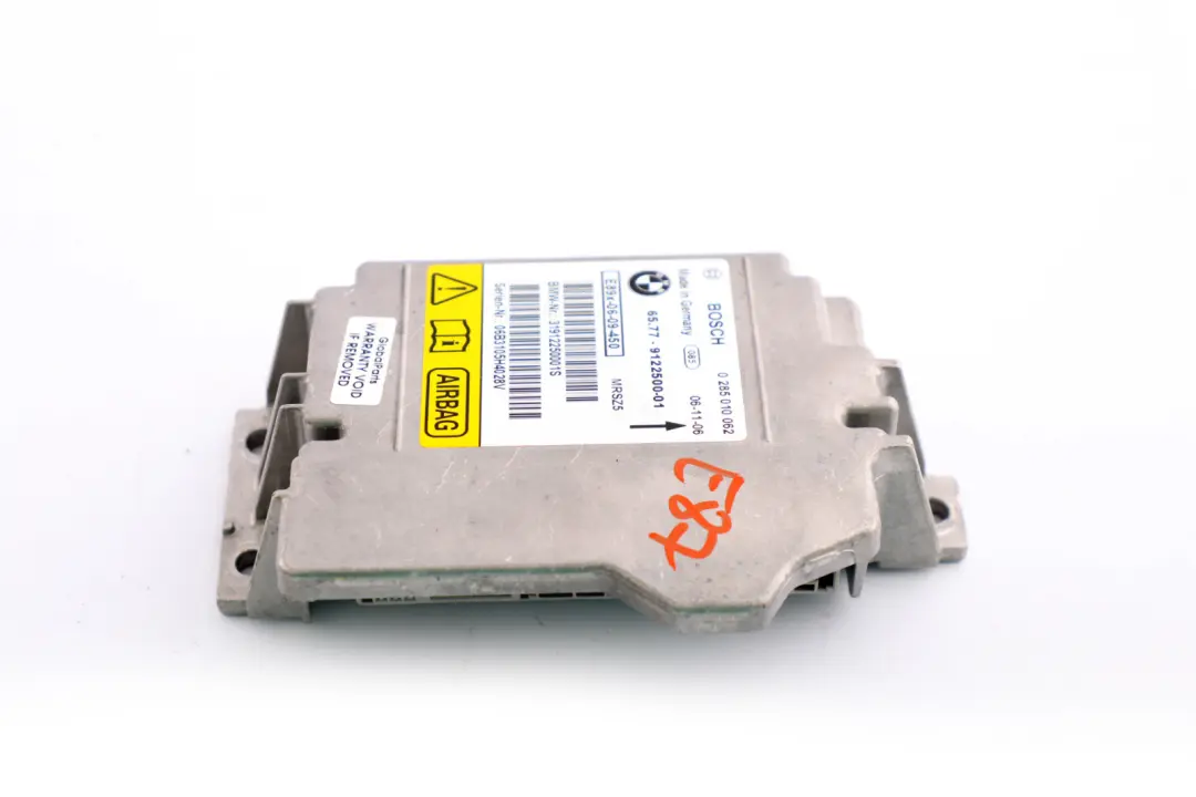 BMW E81 E87 E90 E91 Unidad De Control Airbag ECU No Crash Data 9122500