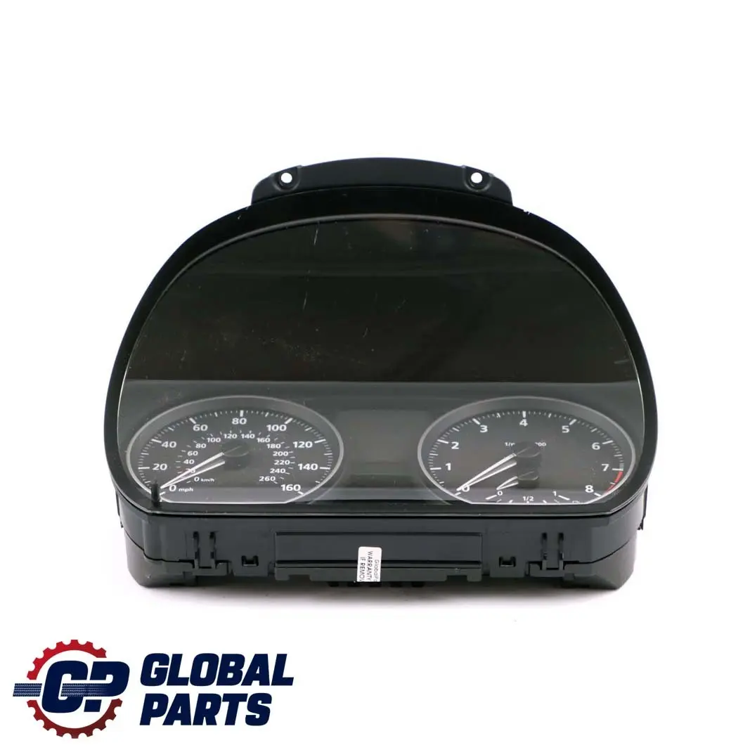 BMW 1 Series E87 130i N52 Instrument Cluster Speedo Clocks MPH Manual 9122590