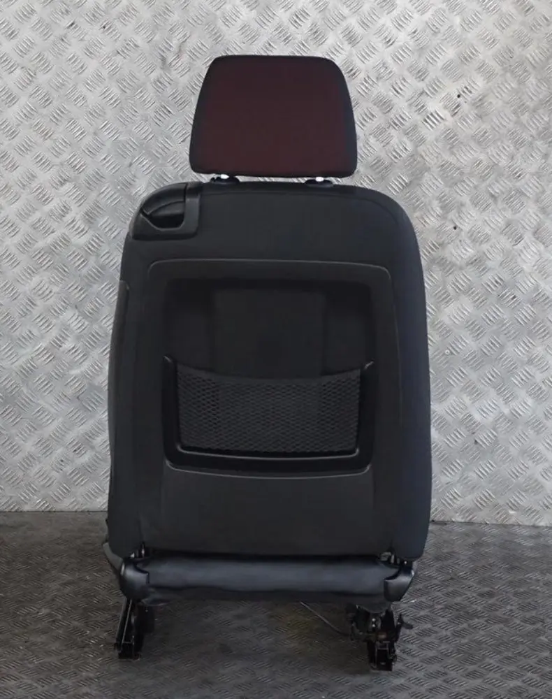 BMW 1 Series E81 M Sport Front Left N/S Seat Cloth Fabric Network Cranberry Red