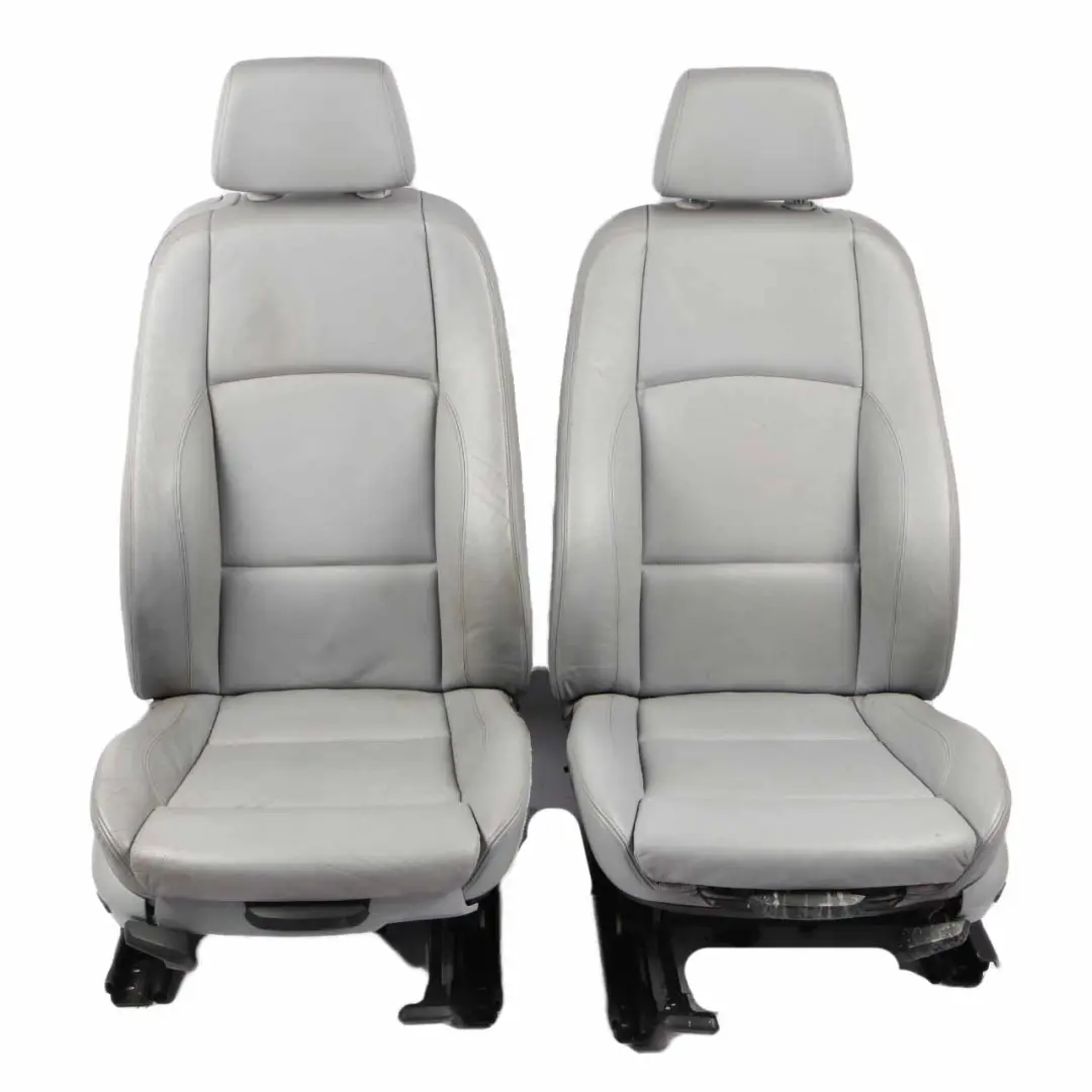 Sport Seats BMW E82 Coupe Heated Grey Leather Seat Front Rear Seat Door Cards