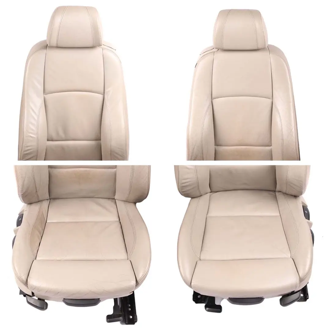 BMW E81 Seats Heated M Sport Beige Leather Interior Front Rear Seat Door Cards