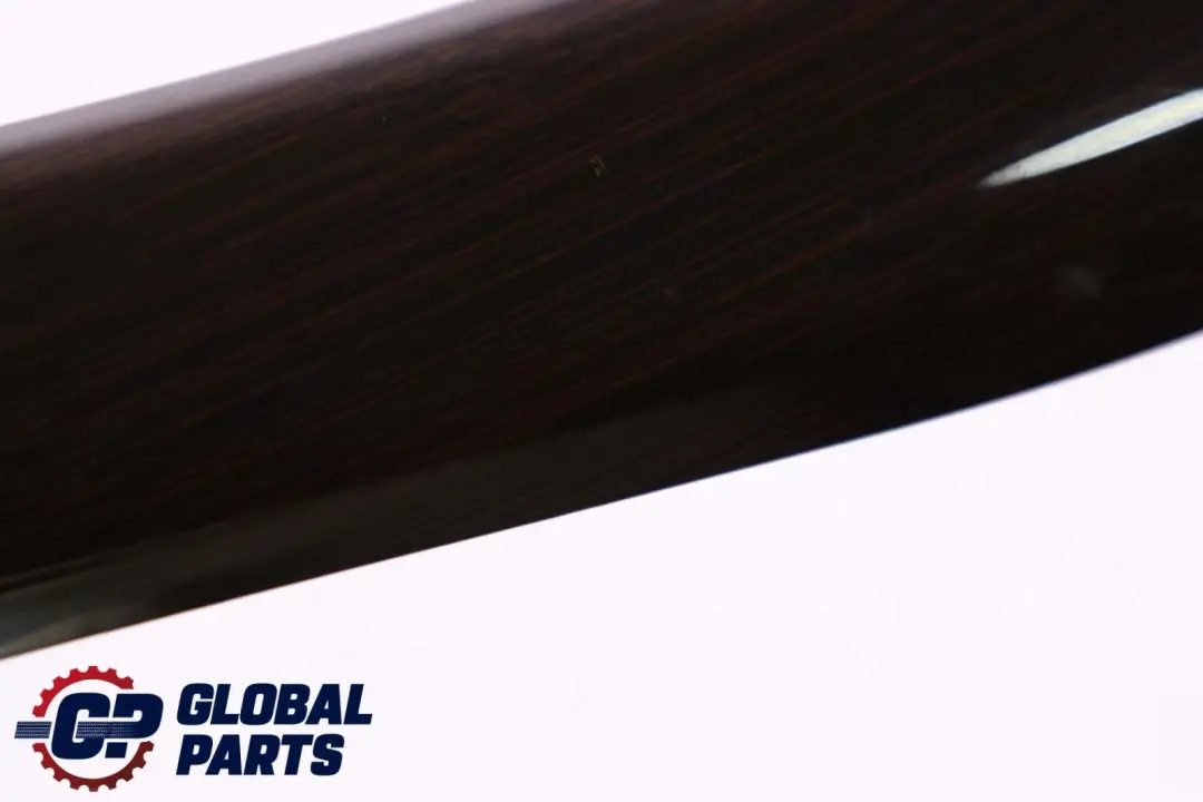 BMW X6 Series E71 Rear Seat Decor Wood Strip Trim Left N/S Bamboo Grain Dark