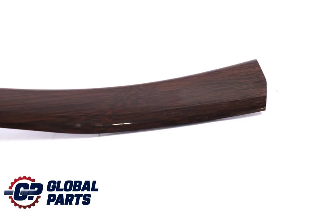 BMW X6 Series E71 Rear Seat Decor Wood Strip Trim Left N/S Bamboo Grain Dark
