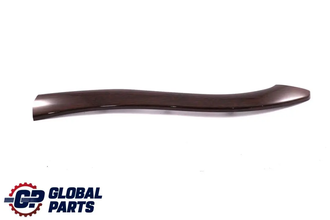 BMW X6 Series E71 Rear Seat Decor Wood Strip Trim Left N/S Bamboo Grain Dark