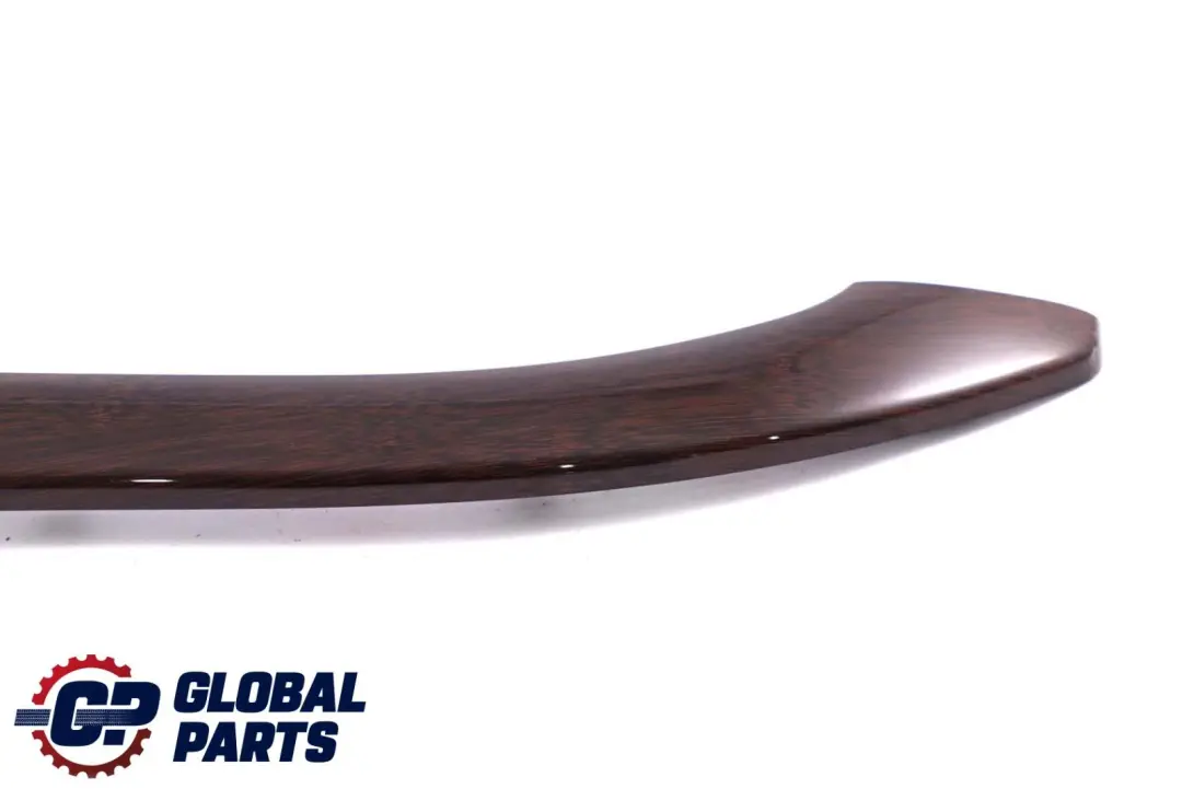 BMW X6 Series E71 Rear Seat Decor Wood Strip Trim Left N/S Bamboo Grain Dark