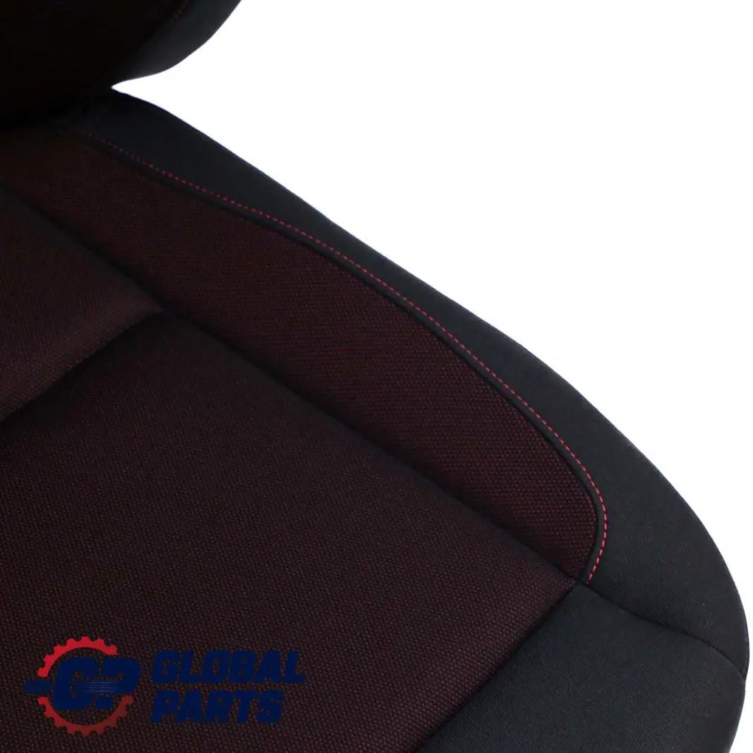 BMW E81 Asiento Delantero Derecho Tela Red Cranberry Red
