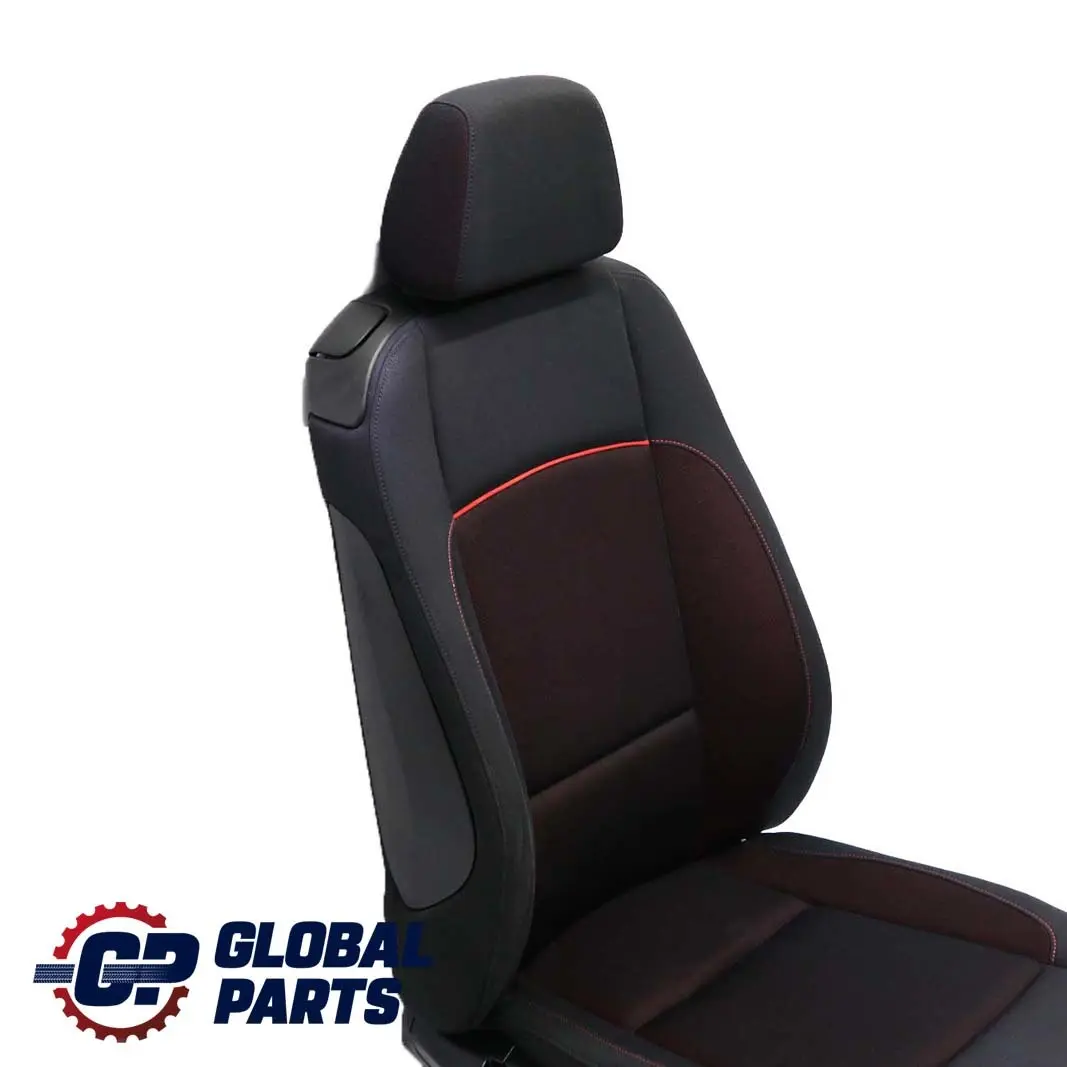 BMW E81 Asiento Delantero Derecho Tela Red Cranberry Red