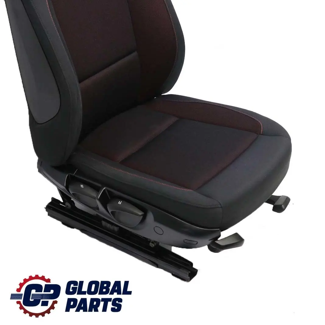 BMW E81 Asiento Delantero Derecho Tela Red Cranberry Red