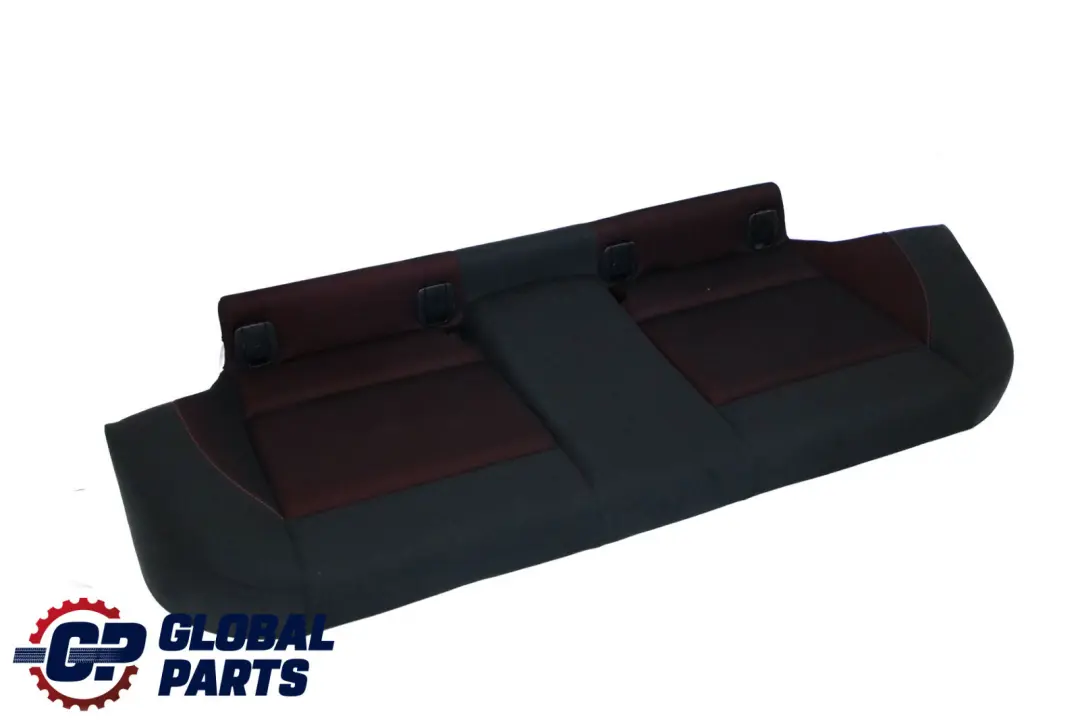 BMW 1 E87 LCI Asiento Trasero Banco Sofá Tela Red Cranberry Red