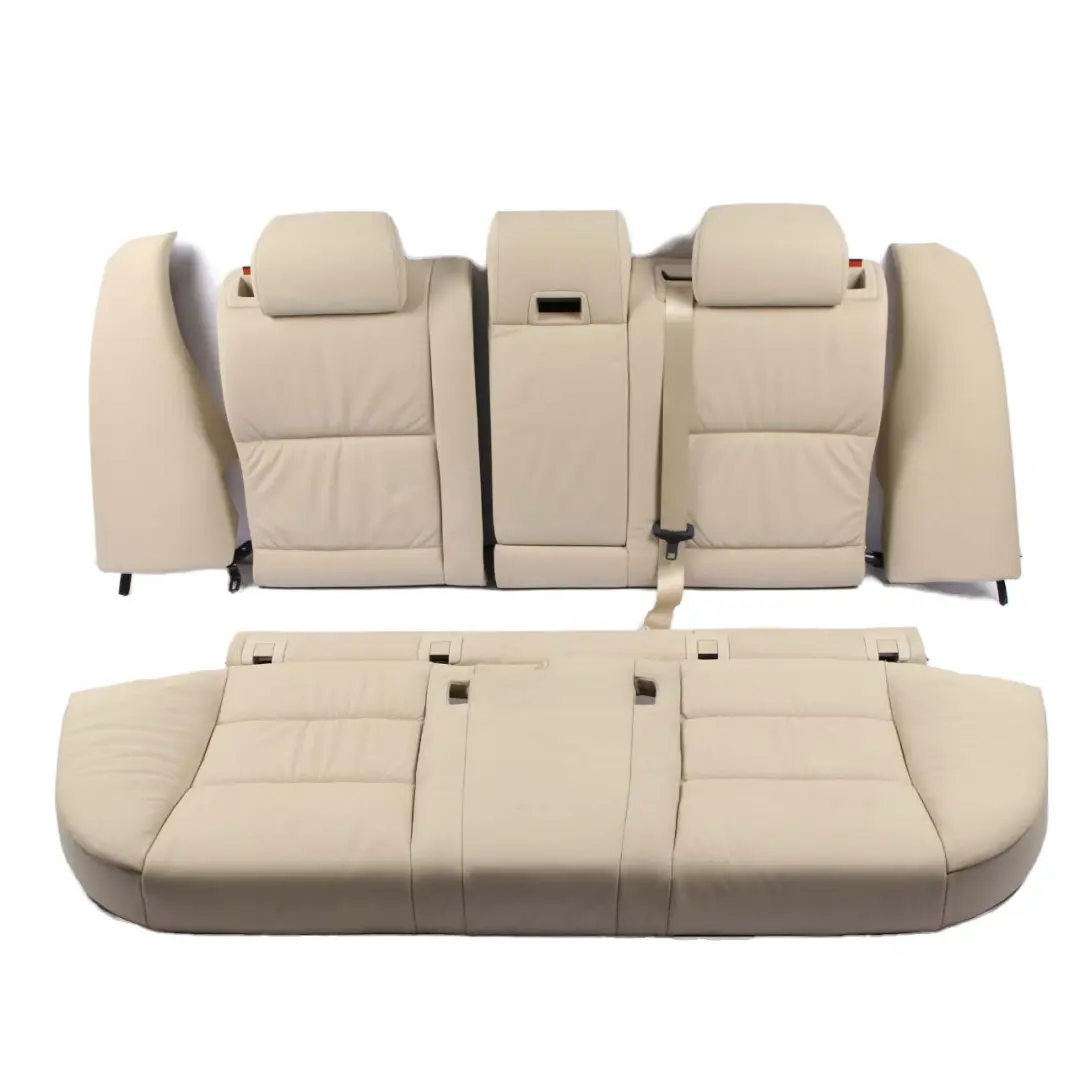 Seats BMW E61 LCI Heated Creambeige Cream Beige Leather Front Rear Seat Set