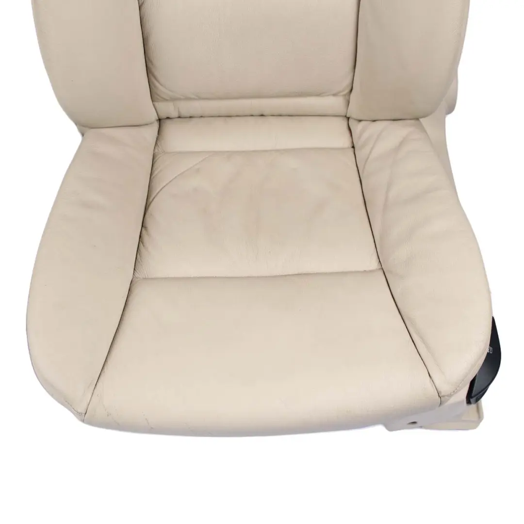 Seats BMW E61 LCI Heated Creambeige Cream Beige Leather Front Rear Seat Set