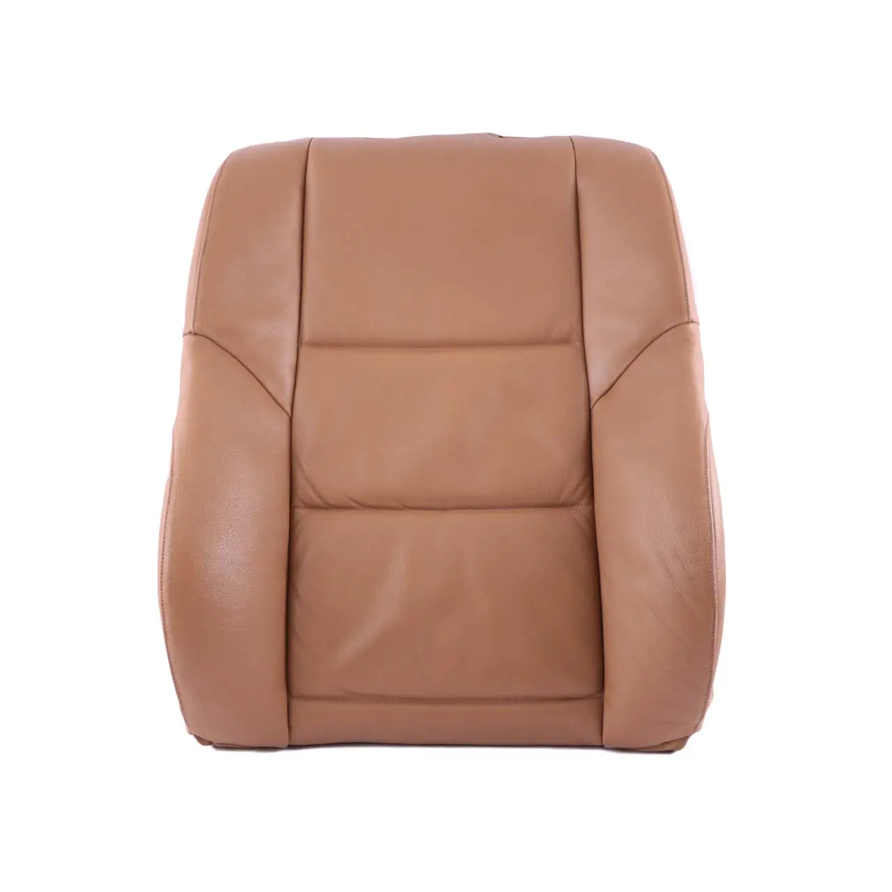 BMW 5 E60 E61 Front Sport Seat Backrest Leather Cover Panel Natural Brown