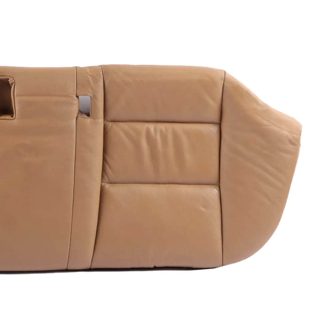 BMW E60 LCI Leather Interior Rear Seat Sofa Couch Bench Natural Brown