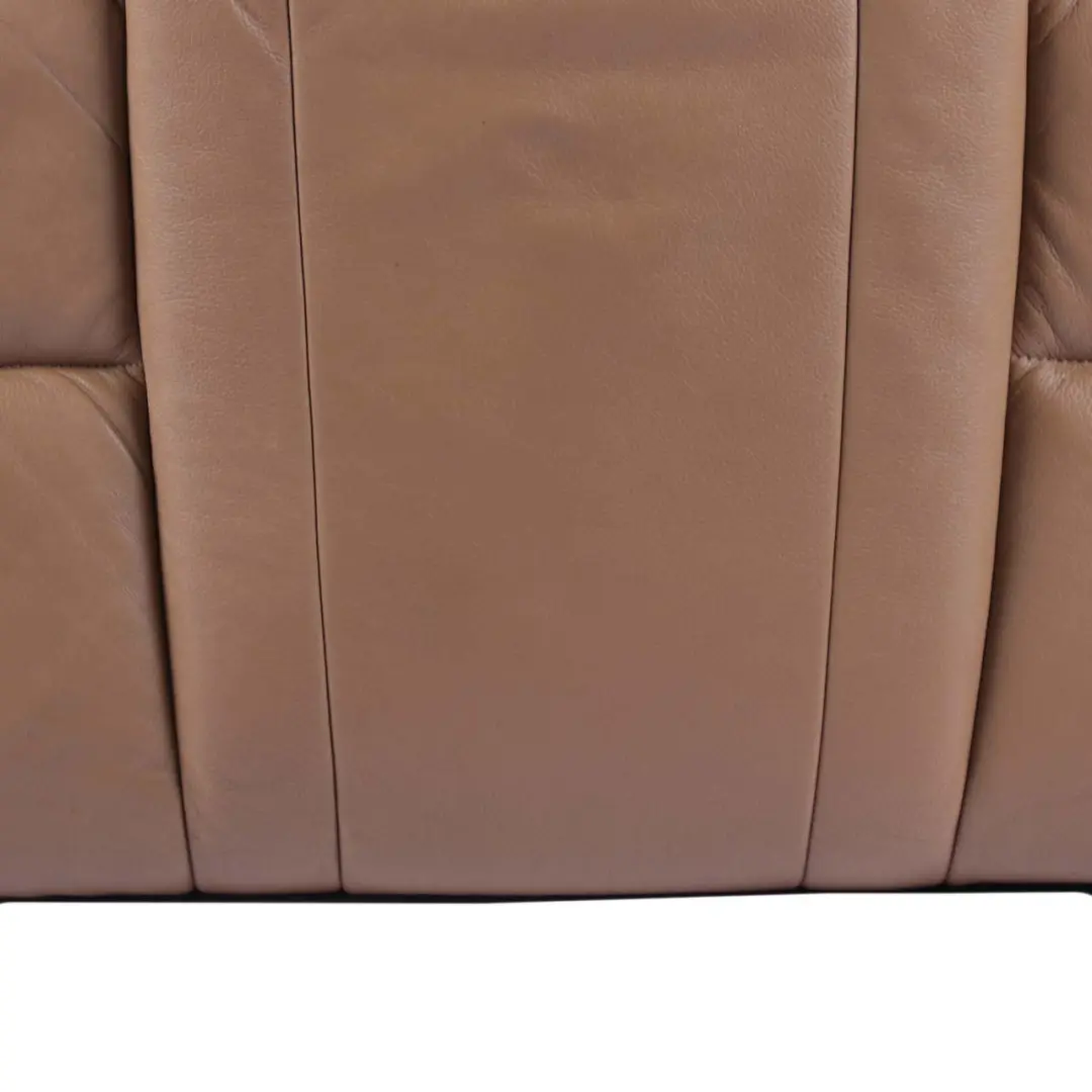 BMW E60 LCI Leather Interior Rear Seat Sofa Couch Bench Natural Brown