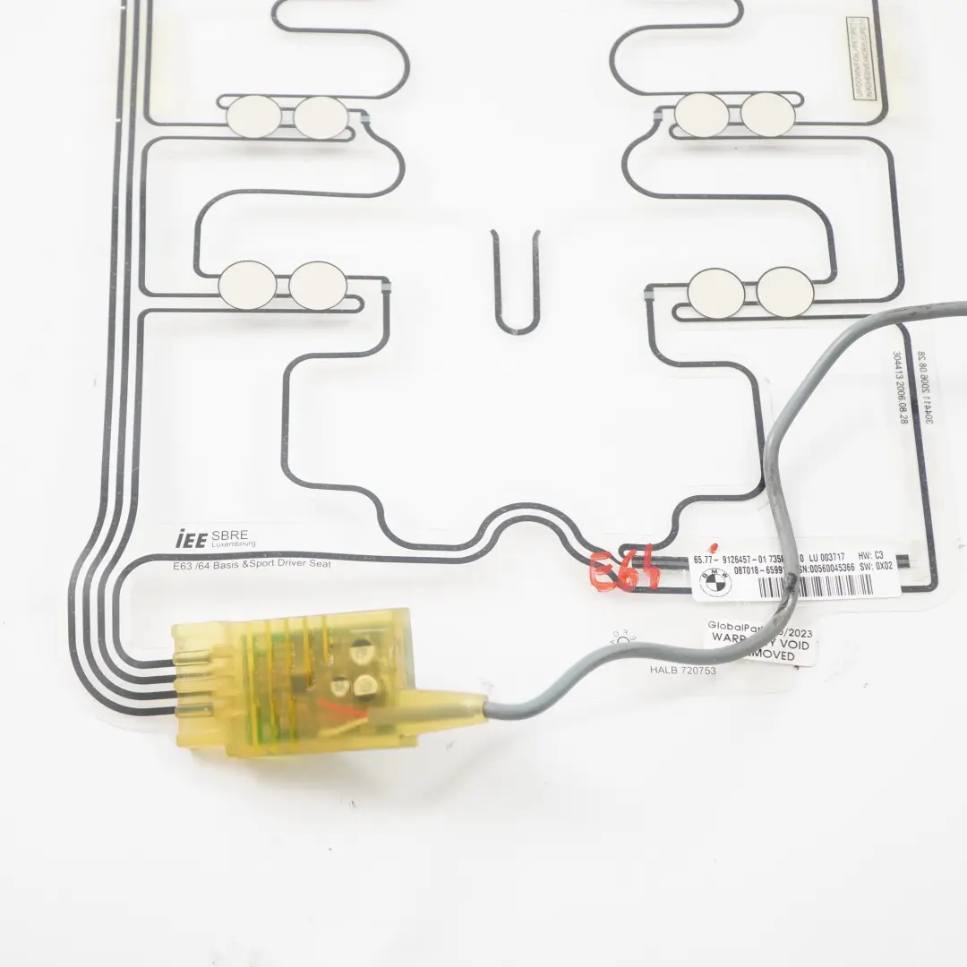 BMW E63 E64 LCI Mata Zajętości Fotela 9126457