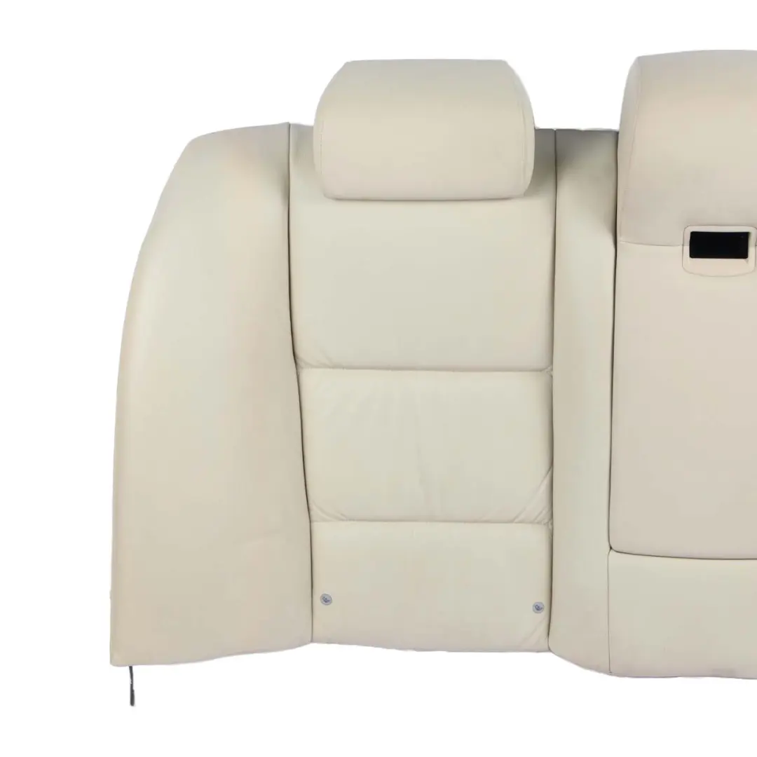 BMW 5 E60 Interior Rear Seat Backrest Couch Cover Leather Dakota Creambeige