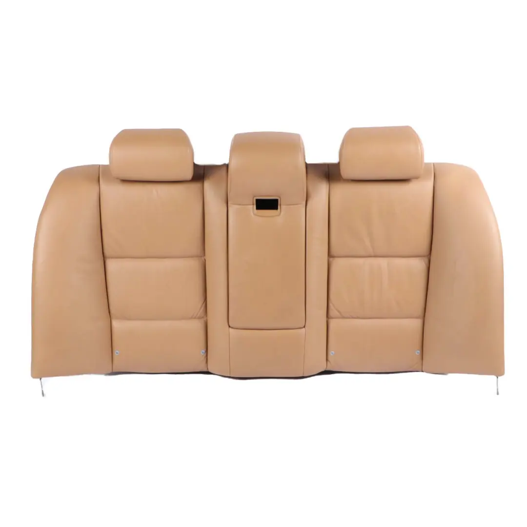 BMW 5 E60 Interior Rear Seat Backrest Couch Cover Leather Natural Brown