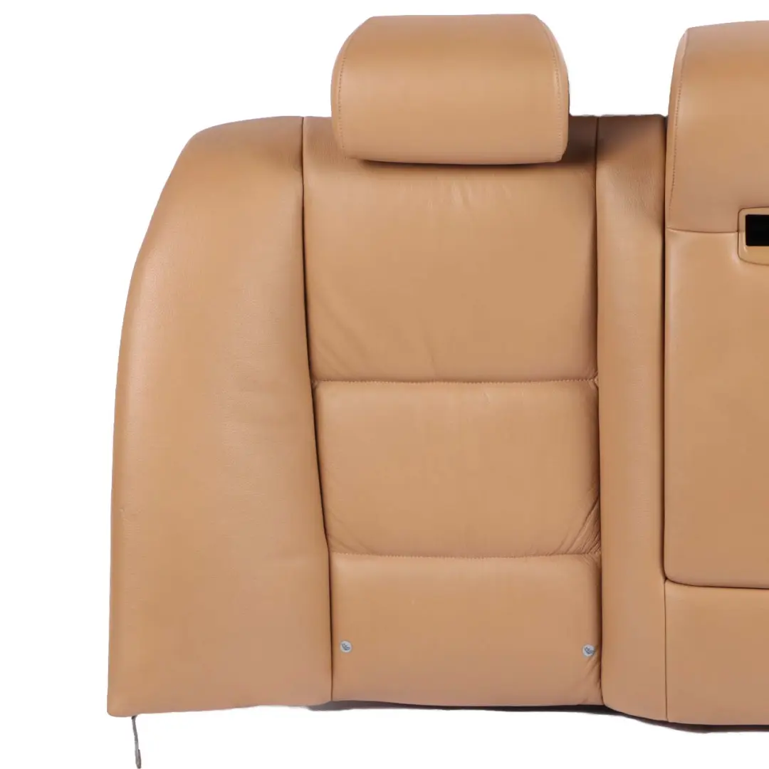 BMW 5 E60 Interior Rear Seat Backrest Couch Cover Leather Natural Brown