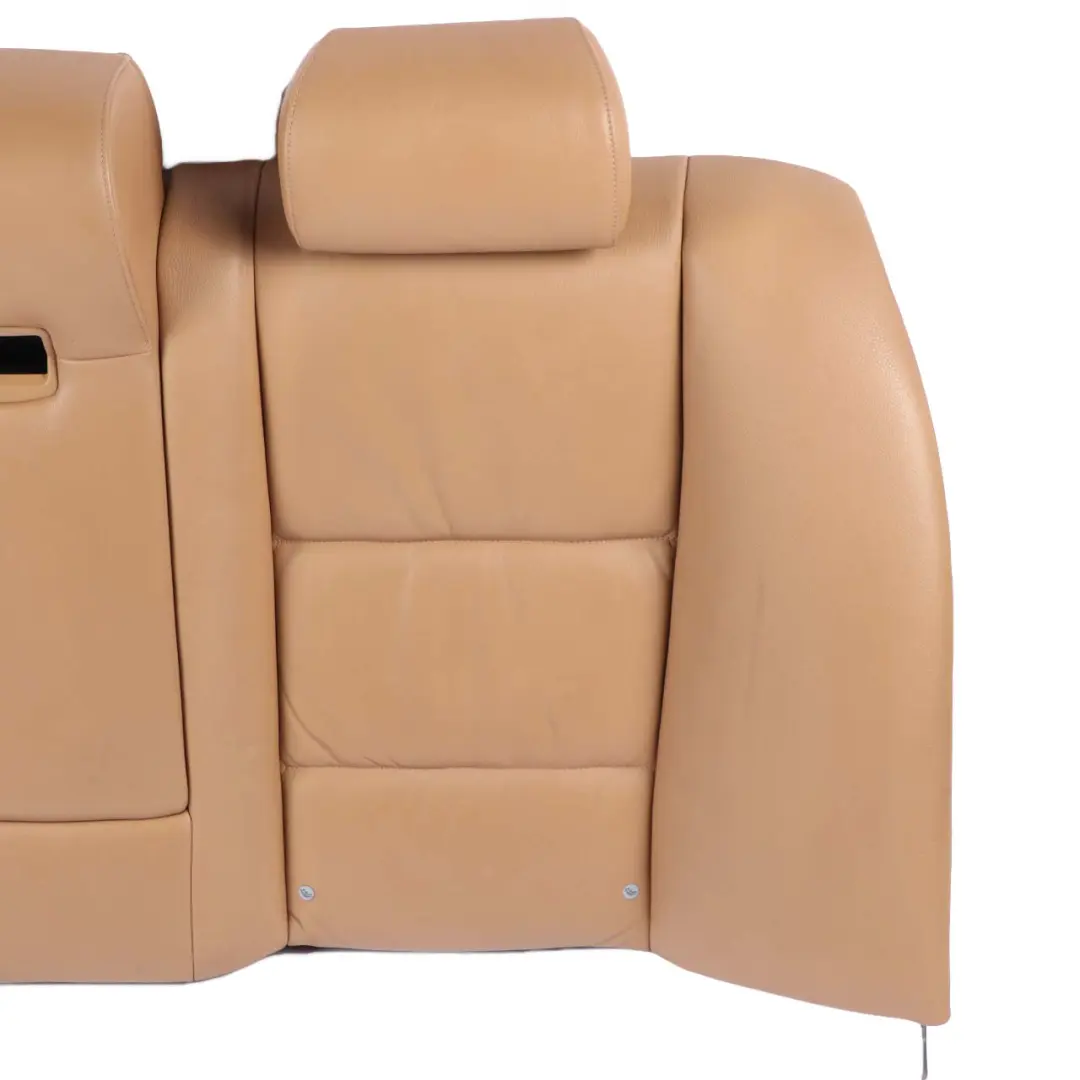 BMW 5 E60 Interior Rear Seat Backrest Couch Cover Leather Natural Brown