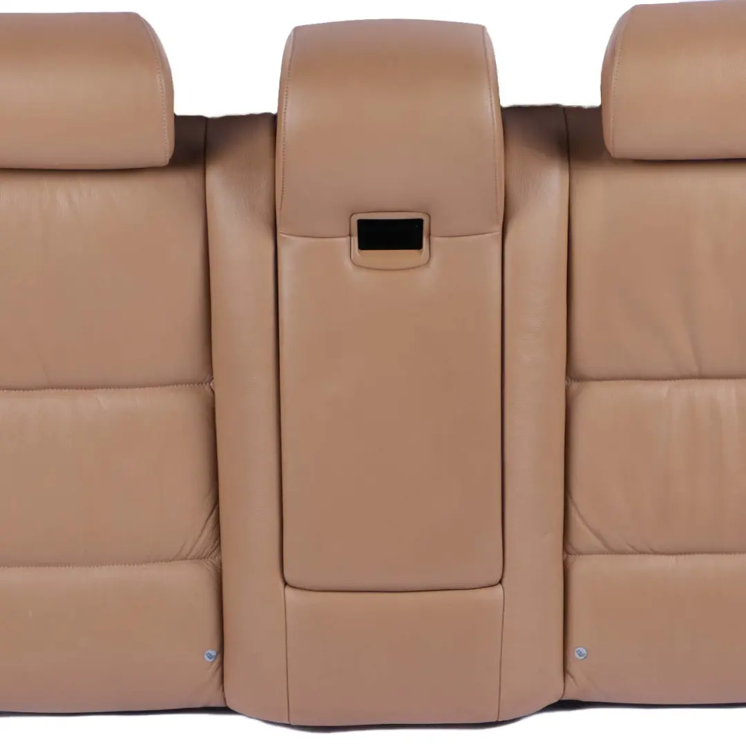 BMW 5 E60 Interior Rear Seat Backrest Couch Cover Leather Natural Brown